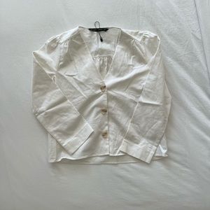 Zara Button Down Blouse